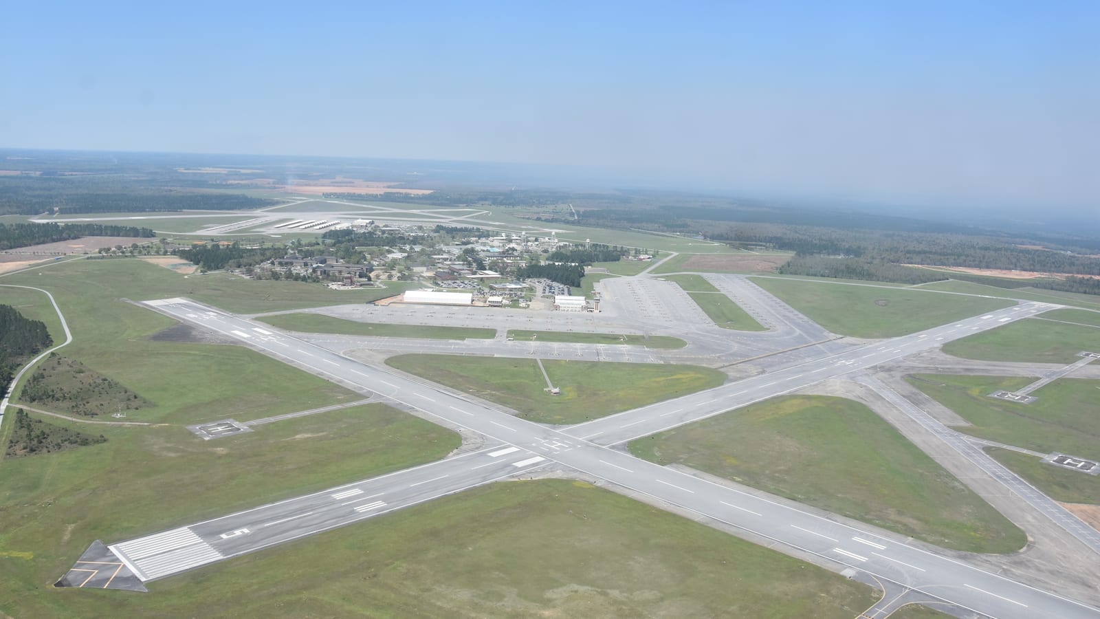 Aerial view of NAS Whiting Field, Milton, Florida